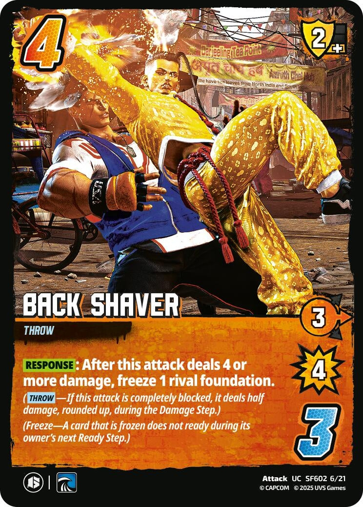 Image for Back Shaver (SF602 6/21) (Challenger Series: Street Fighter 6) - UniVersus