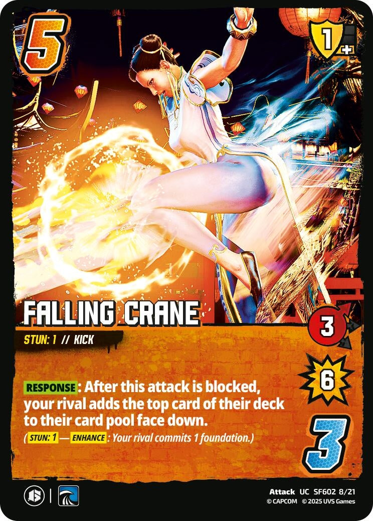 Image for Falling Crane (SF602 8/21) (Challenger Series: Street Fighter 6) - UniVersus