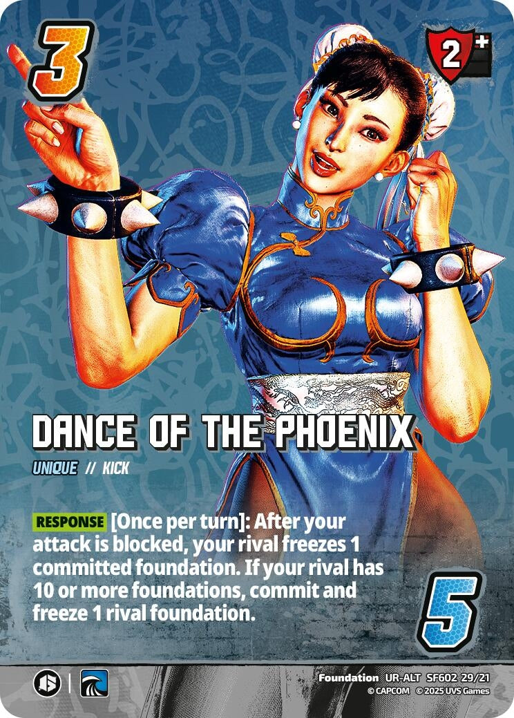 Image for Dance of the Phoenix (Alternate Art) (SF602 29/21) (Challenger Series: Street Fighter 6) - UniVersus