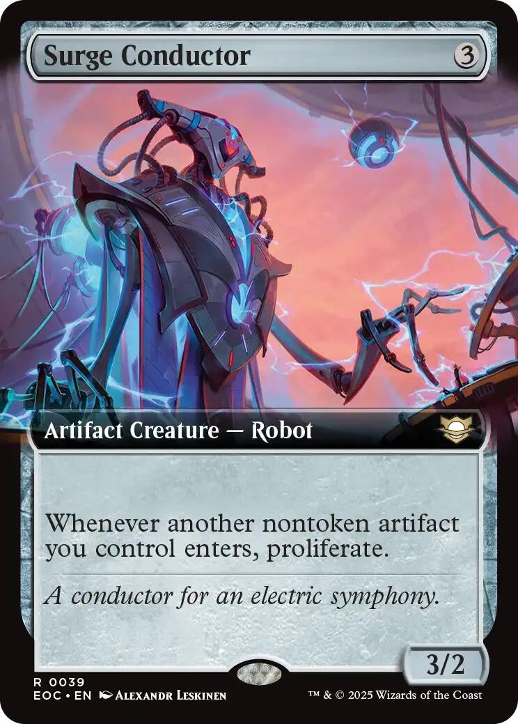 Image for Surge Conductor (Extended Art) (39) (Commander: Edge of Eternities) - Magic: The Gathering