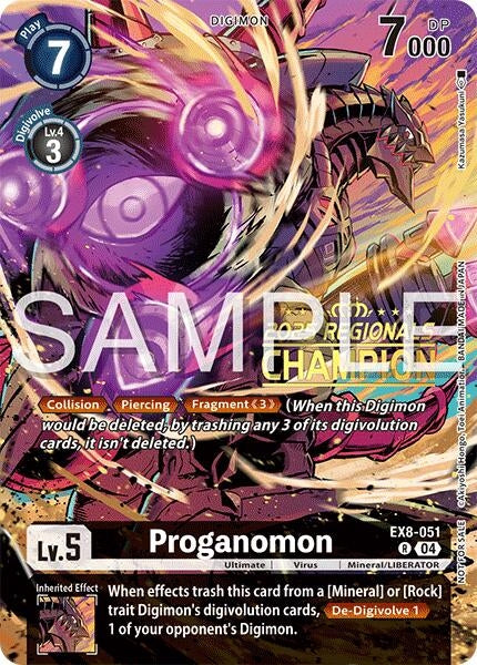 Image for Proganomon (Regionals 25-26 Season 2 Champion) (EX8-051 R) (Chain of Liberation) - Digimon Card Game