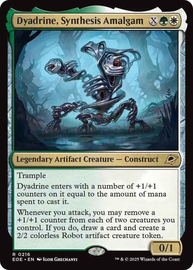 Image for Dyadrine, Synthesis Amalgam (216) (Edge of Eternities) - Magic: The Gathering