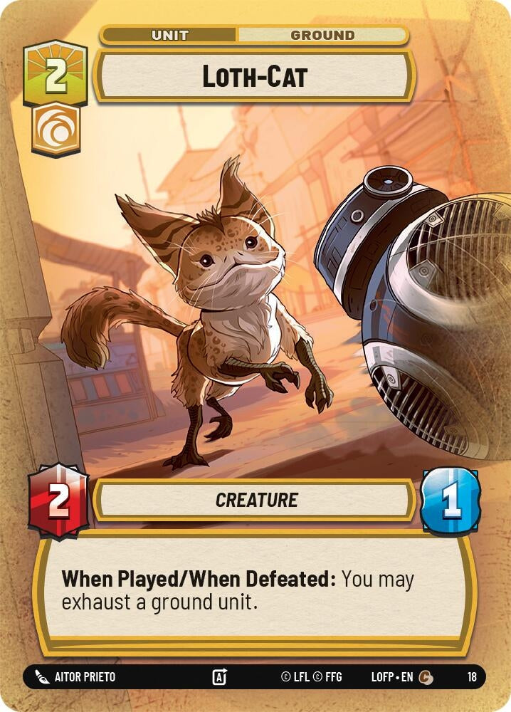 Image for Loth-Cat (18) (Legends of the Force - Weekly Play Promos) - Star Wars: Unlimited