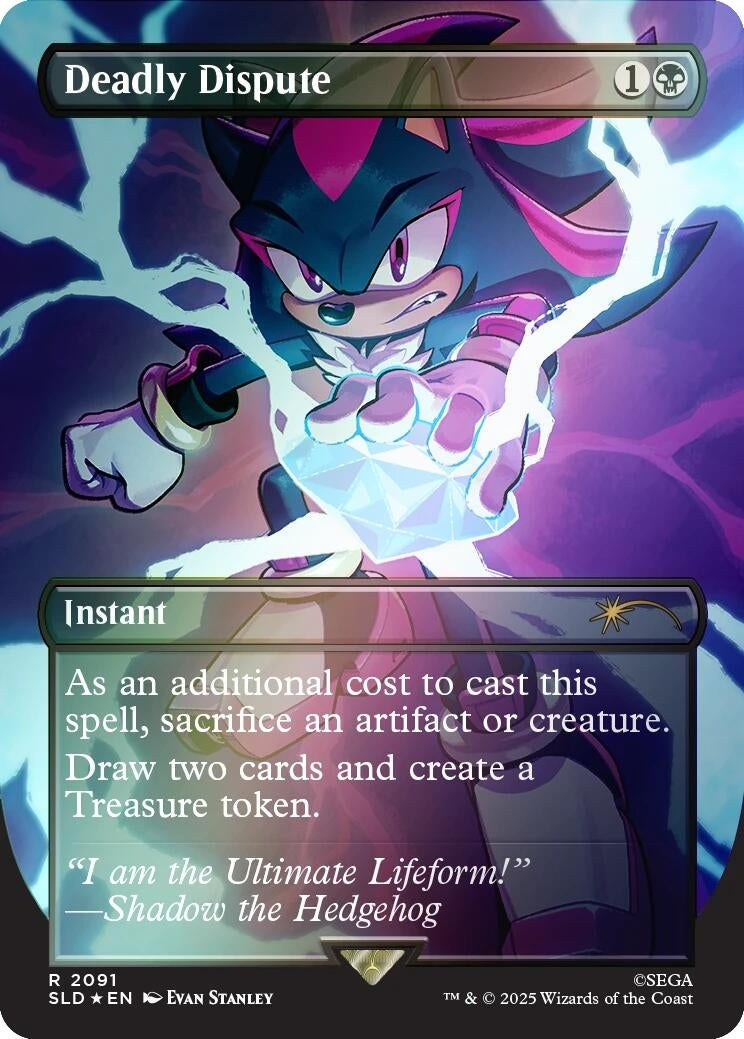 Image for Deadly Dispute (2091) (Rainbow Foil) (2091) (Secret Lair Drop Series) - Magic: The Gathering