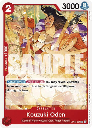 Kouzuki Oden (OP12-004) (Legacy of the Master)