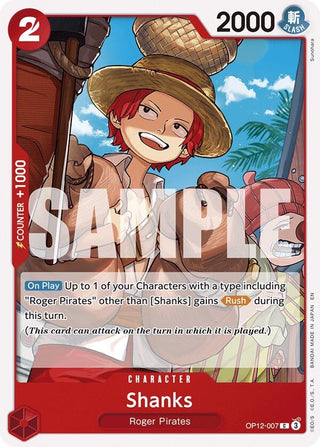 Shanks (007) (OP12-007) (Legacy of the Master)