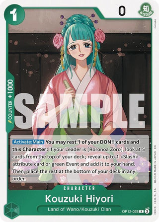 Kouzuki Hiyori (OP12-028) (Legacy of the Master)