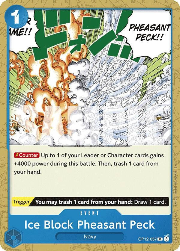 Ice Block Pheasant Peck (OP12-057) (Legacy of the Master)