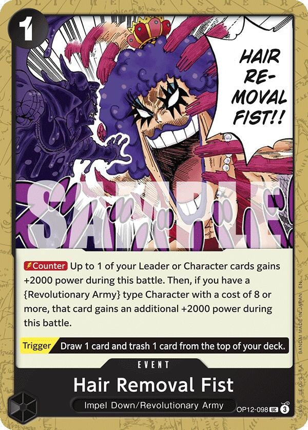 Hair Removal Fist (OP12-098) (Legacy of the Master)