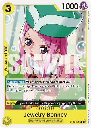 Jewelry Bonney (101) (OP12-101) (Legacy of the Master)