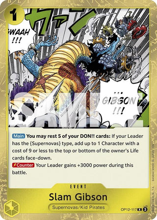 Slam Gibson (OP12-117) (Legacy of the Master)