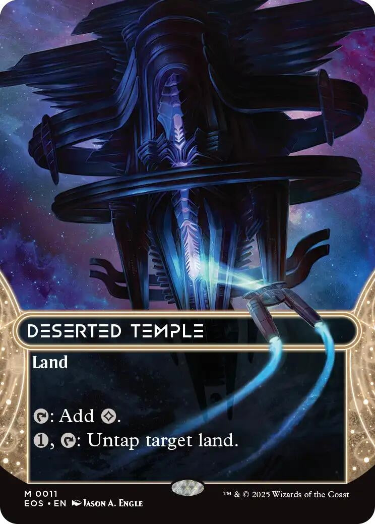 Deserted Temple (0011) (Borderless) (11) (Edge of Eternities: Stellar Sights)