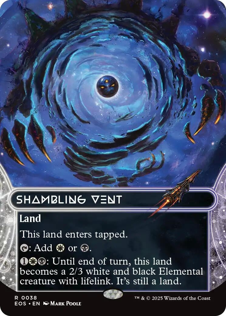 Shambling Vent (0038) (Borderless) (38) (Edge of Eternities: Stellar Sights)