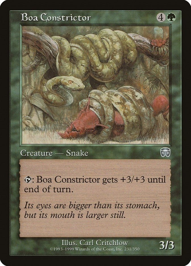 Boa Constrictor (231) [MMQ] - MTG Single