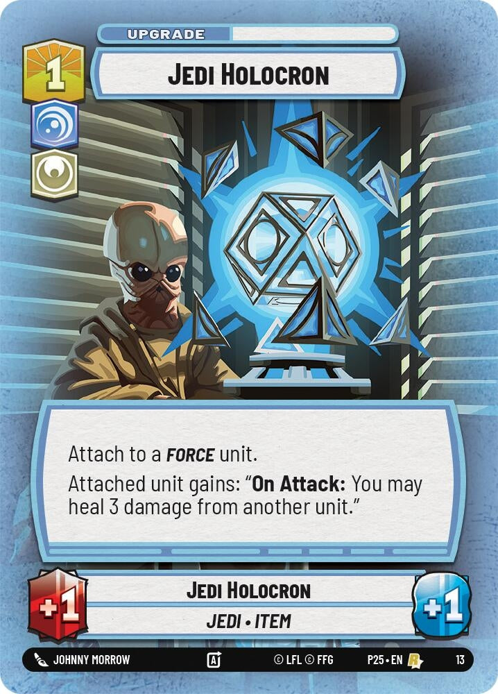 Image for Jedi Holocron (13) (Organized Play Promos) - Star Wars: Unlimited