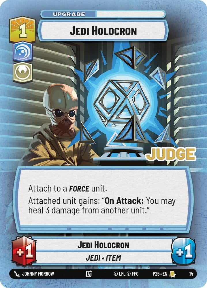 Image for Jedi Holocron (14) (Judge Promos) - Star Wars: Unlimited