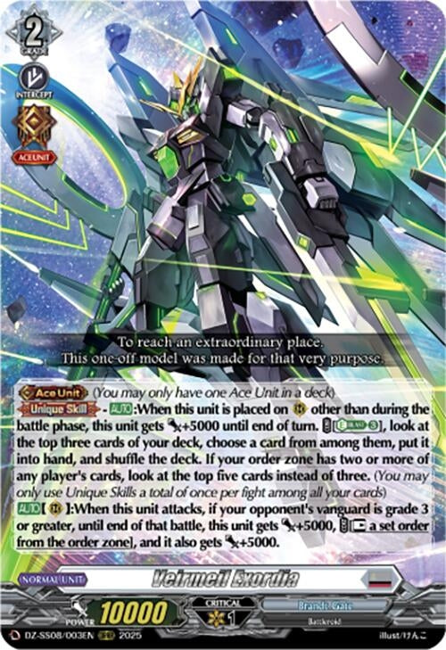 Image for Veirmeil Exordia (DZ-SS08/003EN) (DZ-SS08: Festival Booster 2025) - Cardfight Vanguard