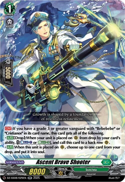 Image for Ascent Brave Shooter (DZ-SS08/029EN) (DZ-SS08: Festival Booster 2025) - Cardfight Vanguard