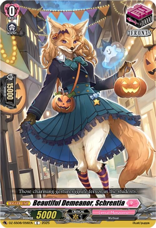 Image for Beautiful Demeanor, Schrentia (DZ-SS08/056EN) (DZ-SS08: Festival Booster 2025) - Cardfight Vanguard