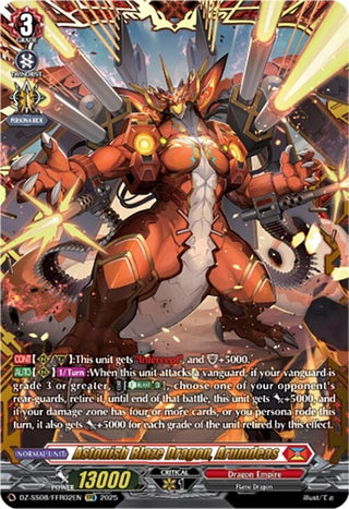 Image for Astonish Blaze Dragon, Arumdeas (FFR) (DZ-SS08/FFR02EN) (DZ-SS08: Festival Booster 2025) - Cardfight Vanguard