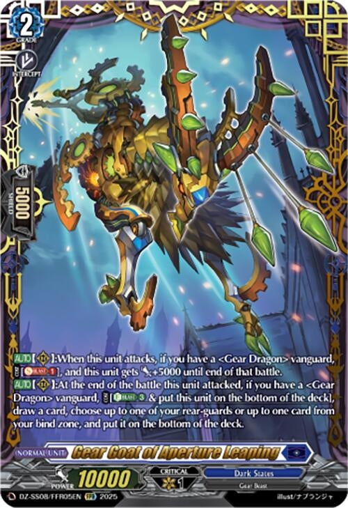 Image for Gear Goat of Aperture Leaping (FFR) (DZ-SS08/FFR05EN) (DZ-SS08: Festival Booster 2025) - Cardfight Vanguard