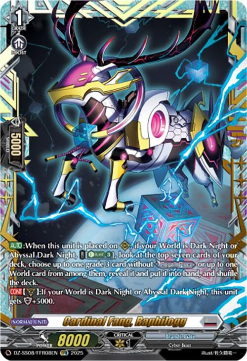 Image for Cardinal Fang, Raphilogg (FFR) (DZ-SS08/FFR08EN) (DZ-SS08: Festival Booster 2025) - Cardfight Vanguard