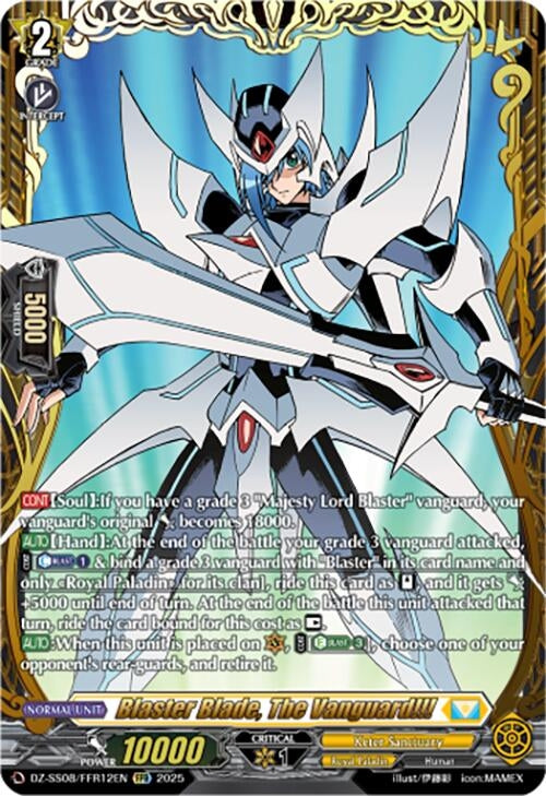 Image for Blaster Blade, The Vanguard!!! (FFR) (DZ-SS08/FFR12EN) (DZ-SS08: Festival Booster 2025) - Cardfight Vanguard