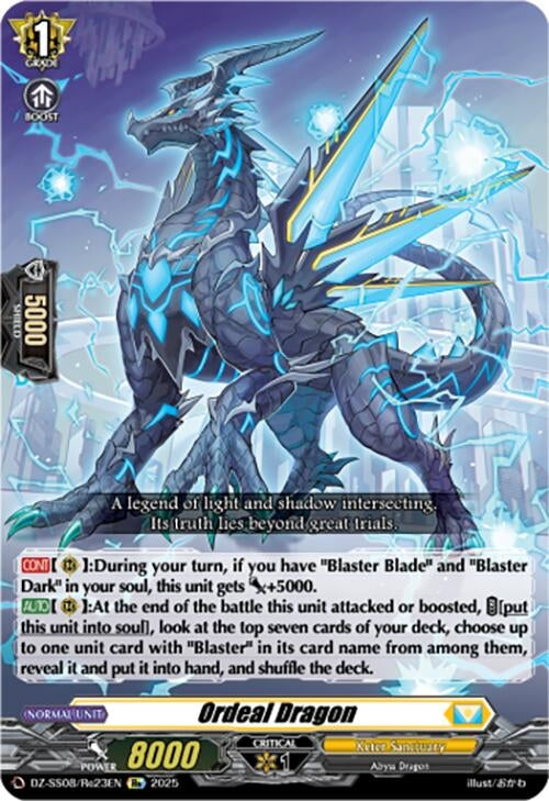 Image for Ordeal Dragon (DZ-SS08/Re23EN) (DZ-SS08: Festival Booster 2025) - Cardfight Vanguard