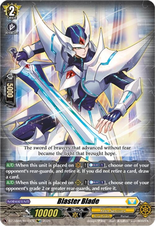 Image for Blaster Blade (Re+) (DZ-SS08/Re45EN) (DZ-SS08: Festival Booster 2025) - Cardfight Vanguard