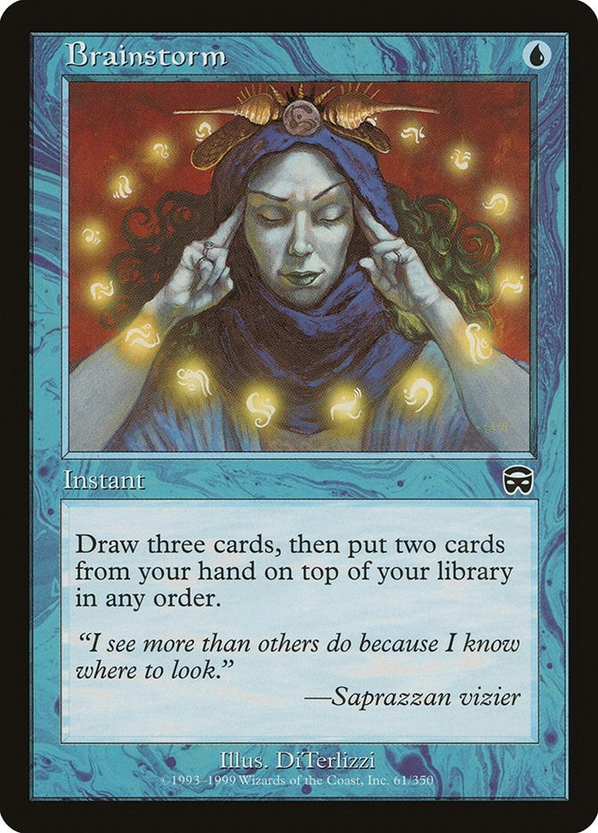 Brainstorm (61) [MMQ] - MTG Single