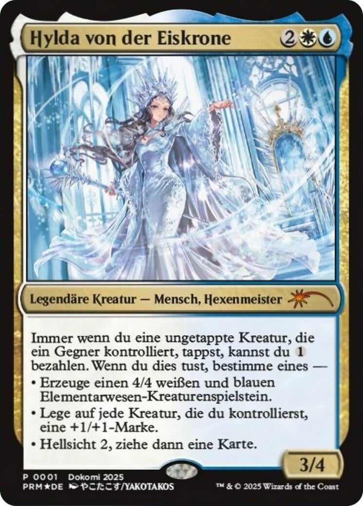 Image for Hylda of the Icy Crown (German) (1) (Unique and Miscellaneous Promos) - Magic: The Gathering