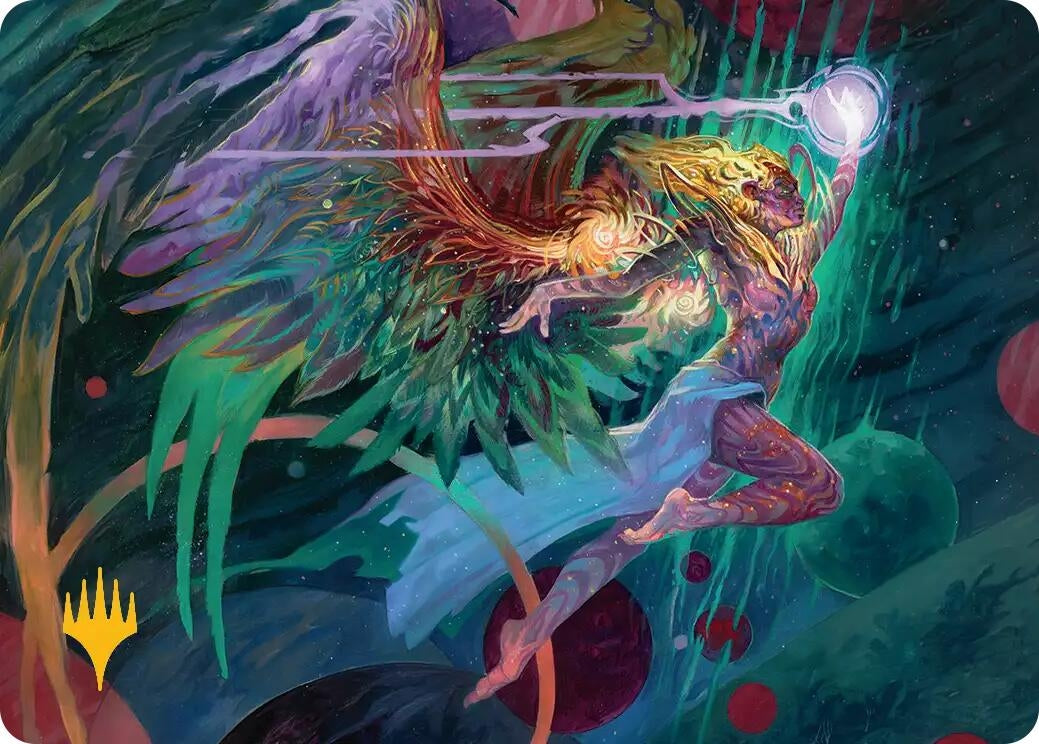 Image for Exalted Sunborn Art Card (Gold-Stamped Signature) (3) (Art Series: Edge of Eternities) - Magic: The Gathering