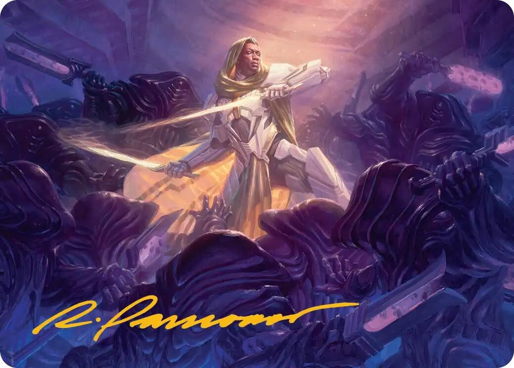 Image for Syr Vondam, Sunstar Exemplar Art Card (Gold-Stamped Signature) (25) (Art Series: Edge of Eternities) - Magic: The Gathering