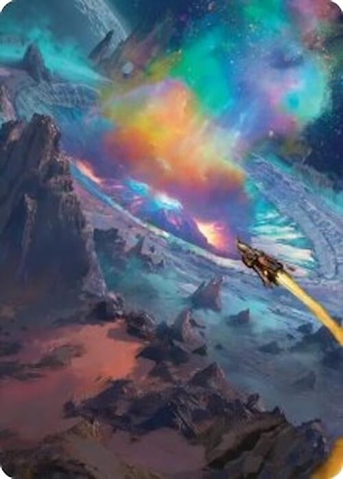 Image for Meteor Crater Art Card (45) (Art Series: Edge of Eternities) - Magic: The Gathering