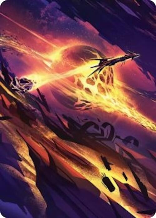 Image for Scavenger Grounds Art Card (53/54) (53) (Art Series: Edge of Eternities) - Magic: The Gathering