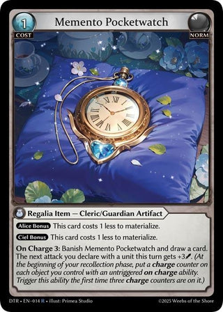 Memento Pocketwatch (014) (Distorted Reflections)