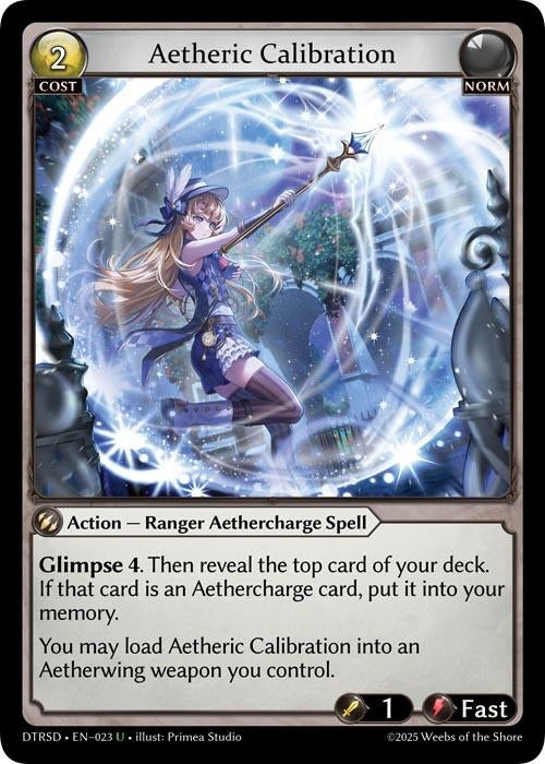 Image for Aetheric Calibration (23) (Distorted Reflections Starter Decks) - Grand Archive TCG