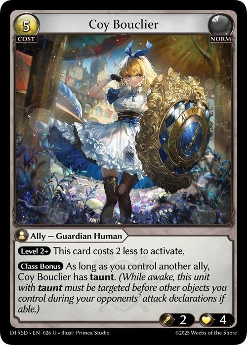 Image for Coy Bouclier (26) (Distorted Reflections Starter Decks) - Grand Archive TCG