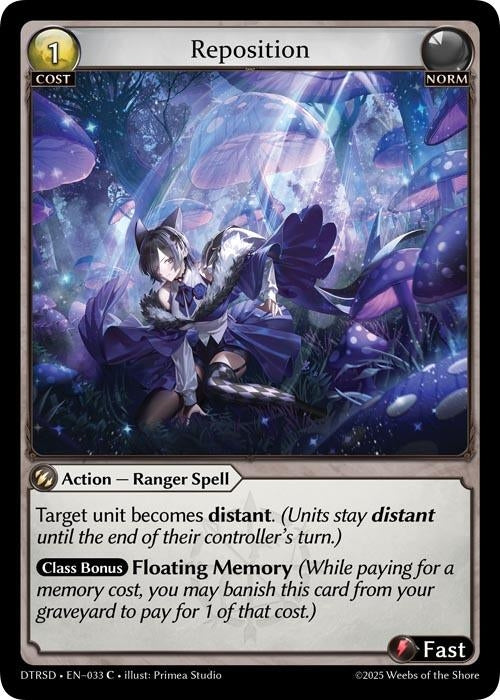 Image for Reposition (33) (Distorted Reflections Starter Decks) - Grand Archive TCG
