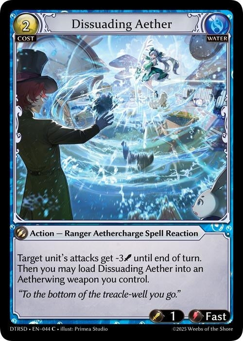 Image for Dissuading Aether (44) (Distorted Reflections Starter Decks) - Grand Archive TCG