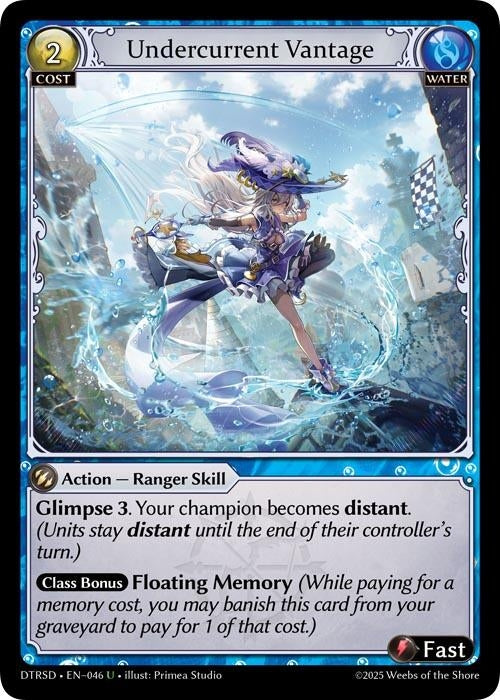Image for Undercurrent Vantage (46) (Distorted Reflections Starter Decks) - Grand Archive TCG