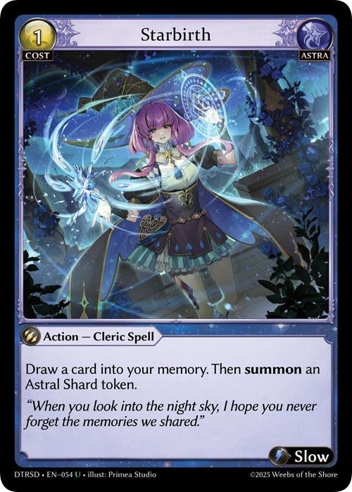 Image for Starbirth (54) (Distorted Reflections Starter Decks) - Grand Archive TCG