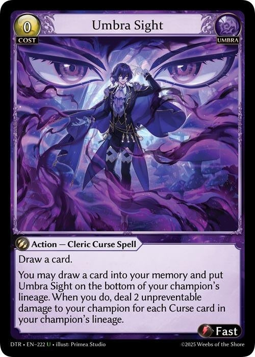 Image for Umbra Sight (60) (Distorted Reflections Starter Decks) - Grand Archive TCG