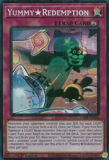 YummyRedemption (Super Rare) (JUSH-EN026) (Justice Hunters)