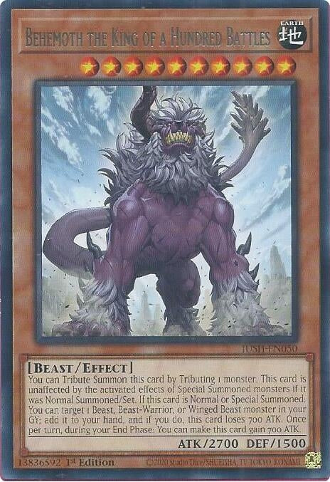 Behemoth the King of a Hundred Battles (JUSH-EN050) (Justice Hunters)