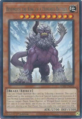 Behemoth the King of a Hundred Battles (JUSH-EN050) (Justice Hunters)
