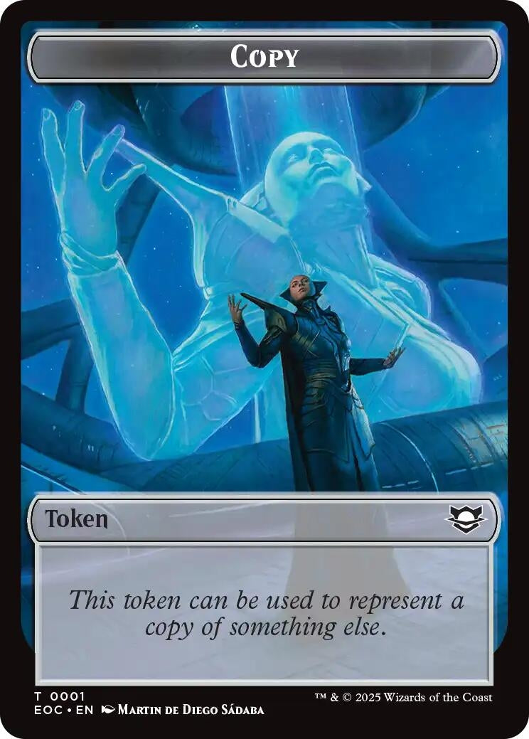 Image for Copy // Clue Double-Sided Token (1 // 10) (Commander: Edge of Eternities) - Magic: The Gathering