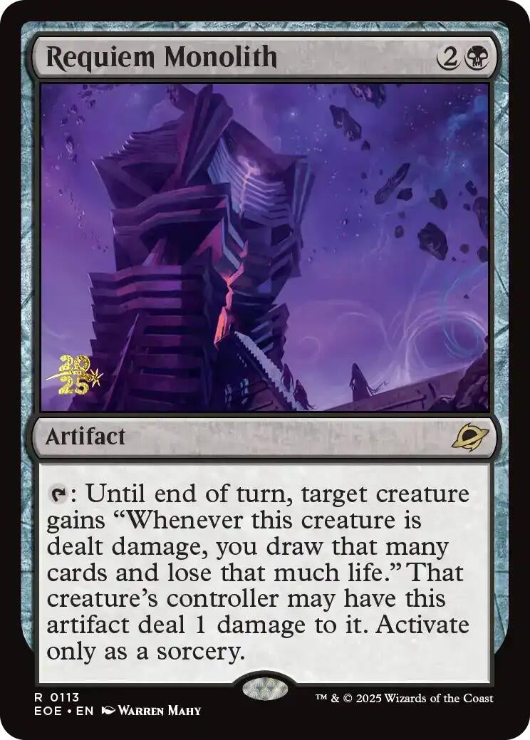 Image for Requiem Monolith (113) (Prerelease Cards) - Magic: The Gathering