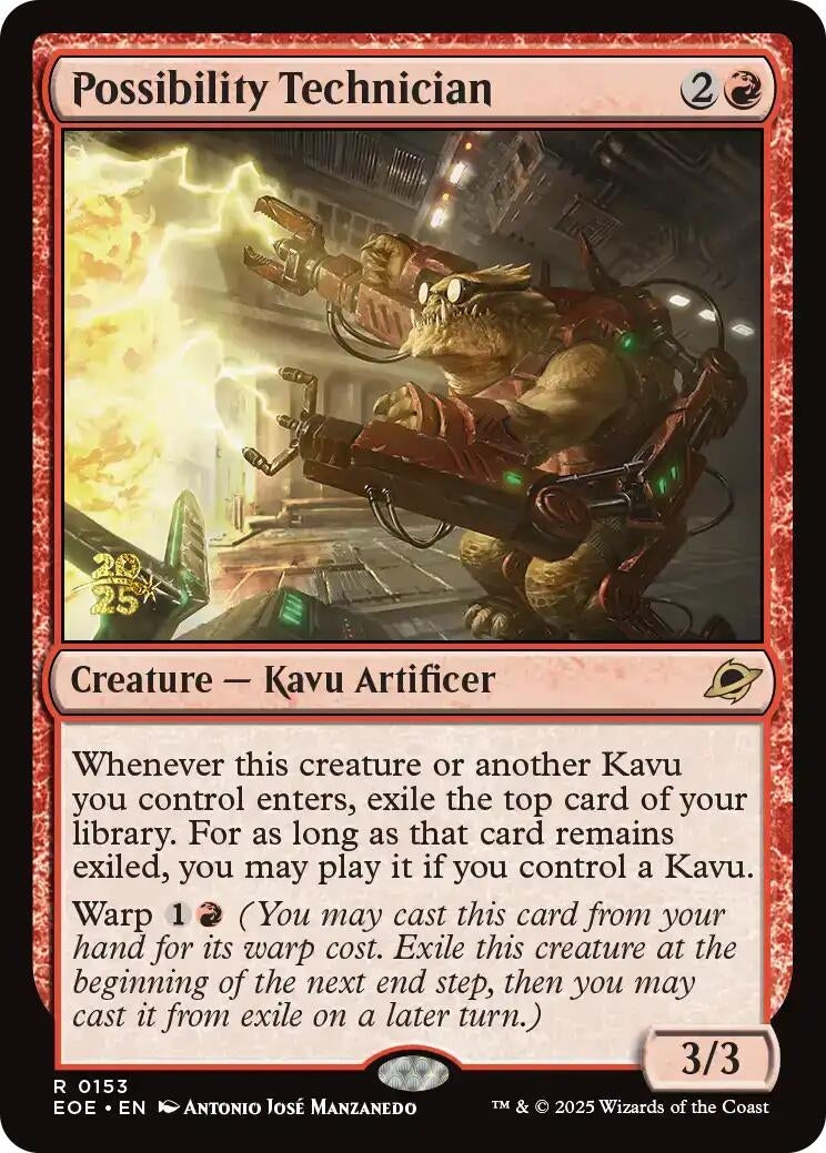 Image for Possibility Technician (153) (Prerelease Cards) - Magic: The Gathering