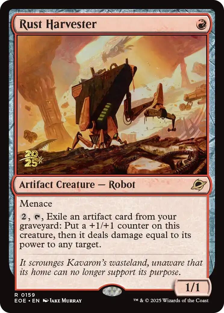 Image for Rust Harvester (159) (Prerelease Cards) - Magic: The Gathering